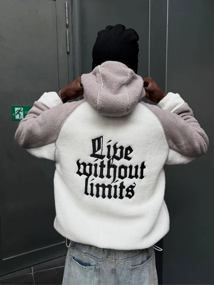 DCRB - Black & Grey Sherpa Ninja Fleece - Image 13