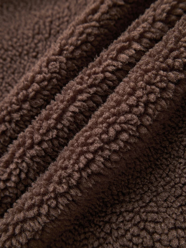 DCRB - Dark & Light Brown Sherpa Ninja Fleece - Image 8