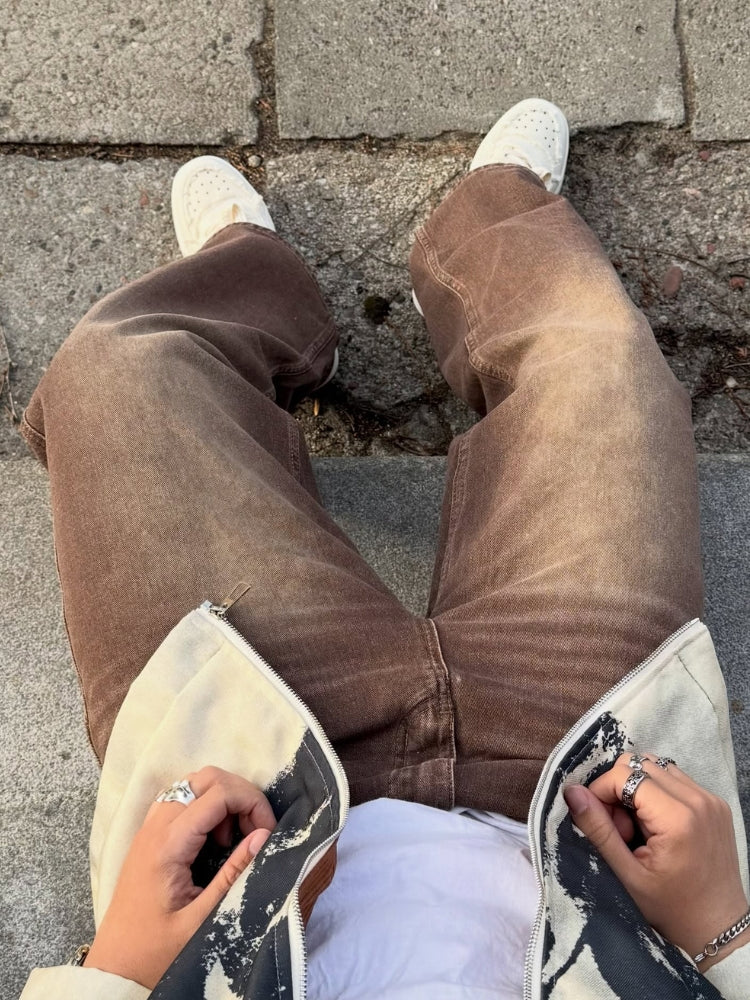 DCRB Baggy Mocha Denim Jeans - Image 2