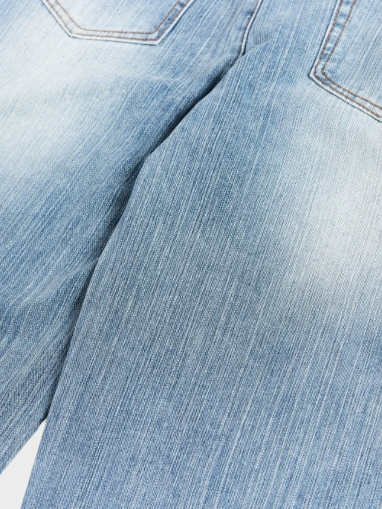 DCRB Baggy Washed Flower Denim Jeans - Image 11