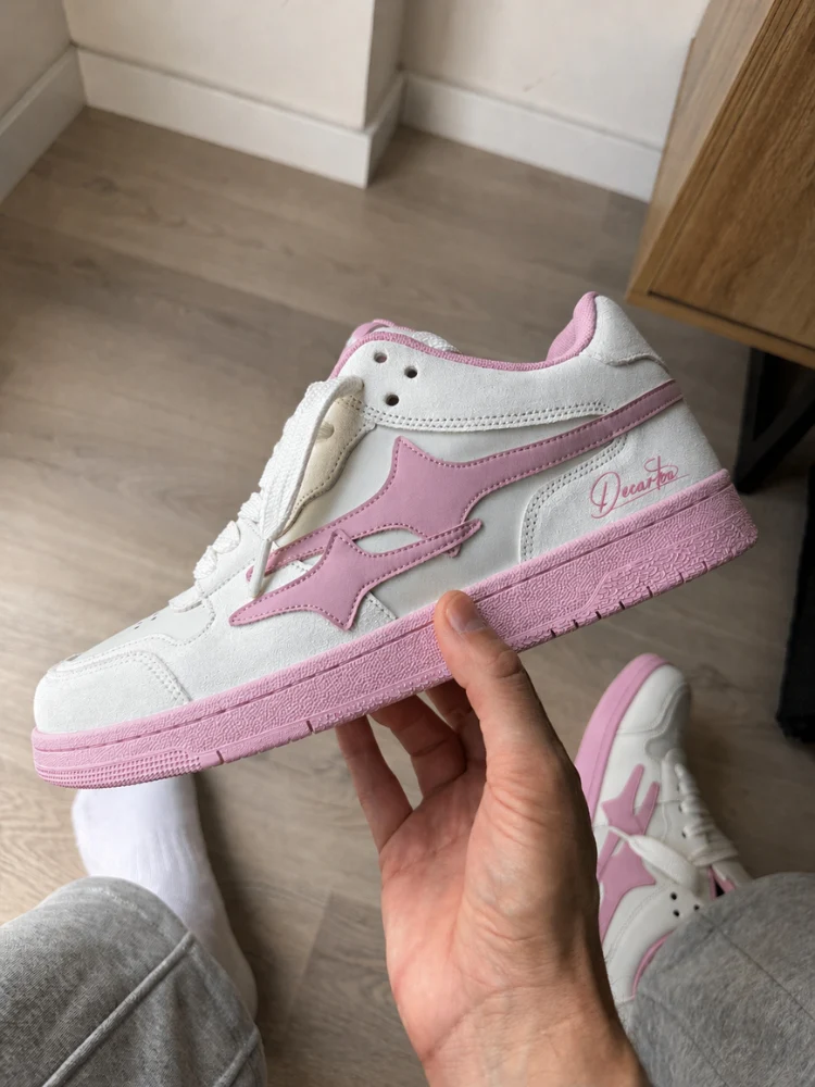 DCRB Blush Suede Sneakers - Image 3