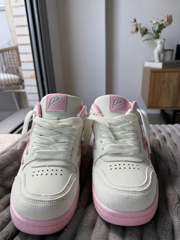 DCRB Blush Suede Sneakers - Image 8