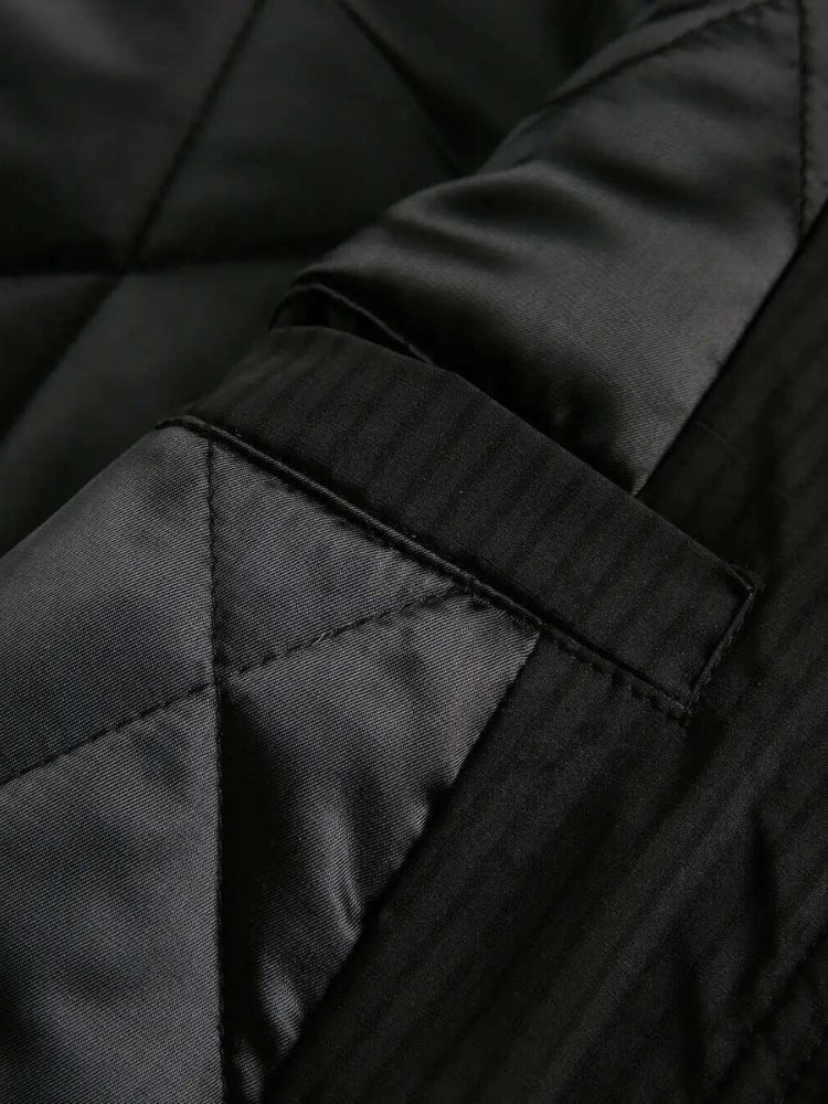DCRB Boxy Fit Padded Coat with Fur Hoodie - Image 10