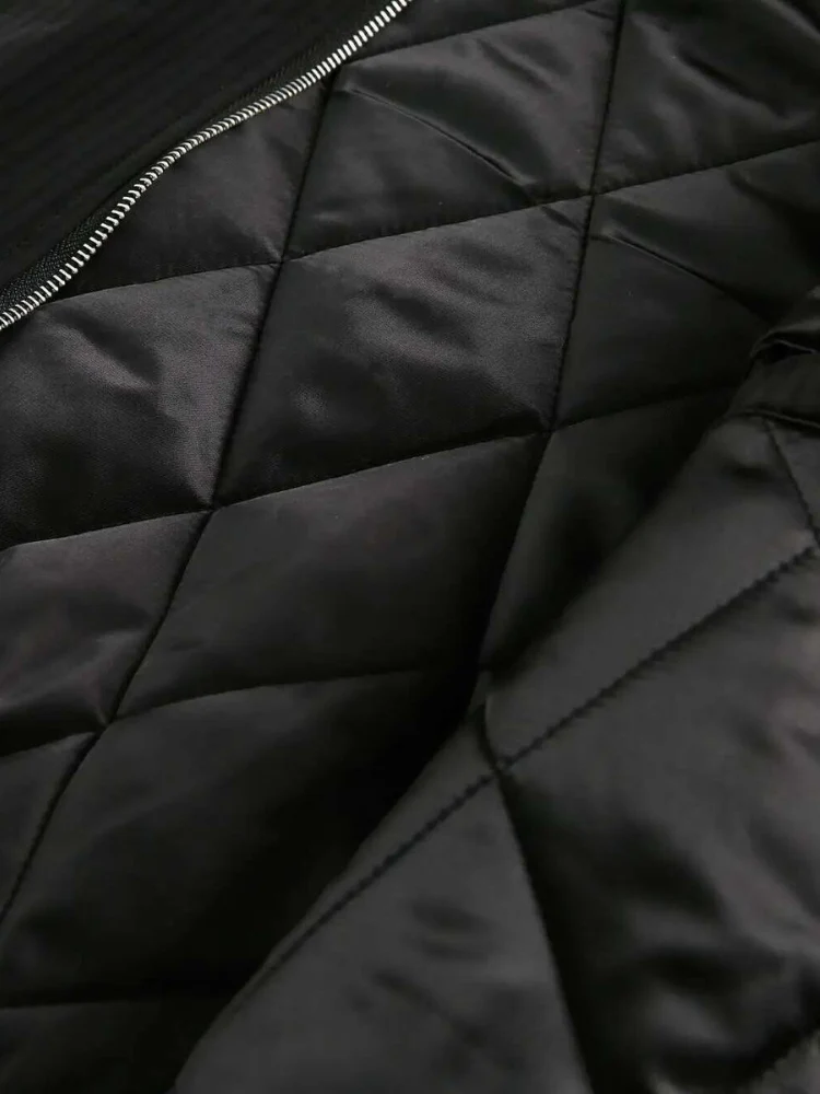DCRB Boxy Fit Padded Coat with Fur Hoodie - Image 9