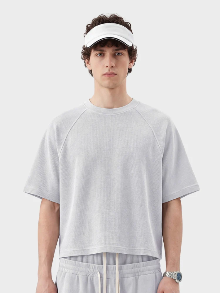 DCRB Boxy Fit Waffle Knit Tee - Image 12