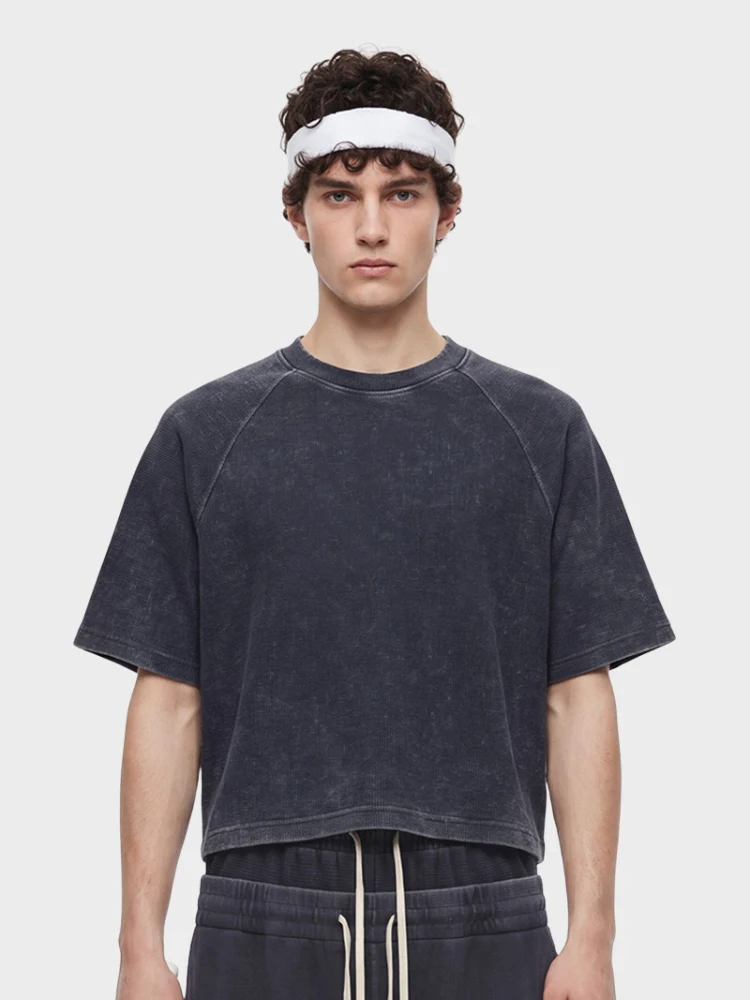 DCRB Boxy Fit Waffle Knit Tee - Image 14