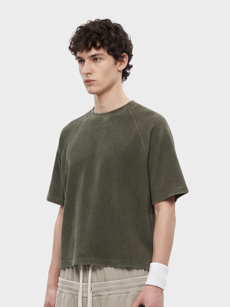 DCRB Boxy Fit Waffle Knit Tee - Image 3