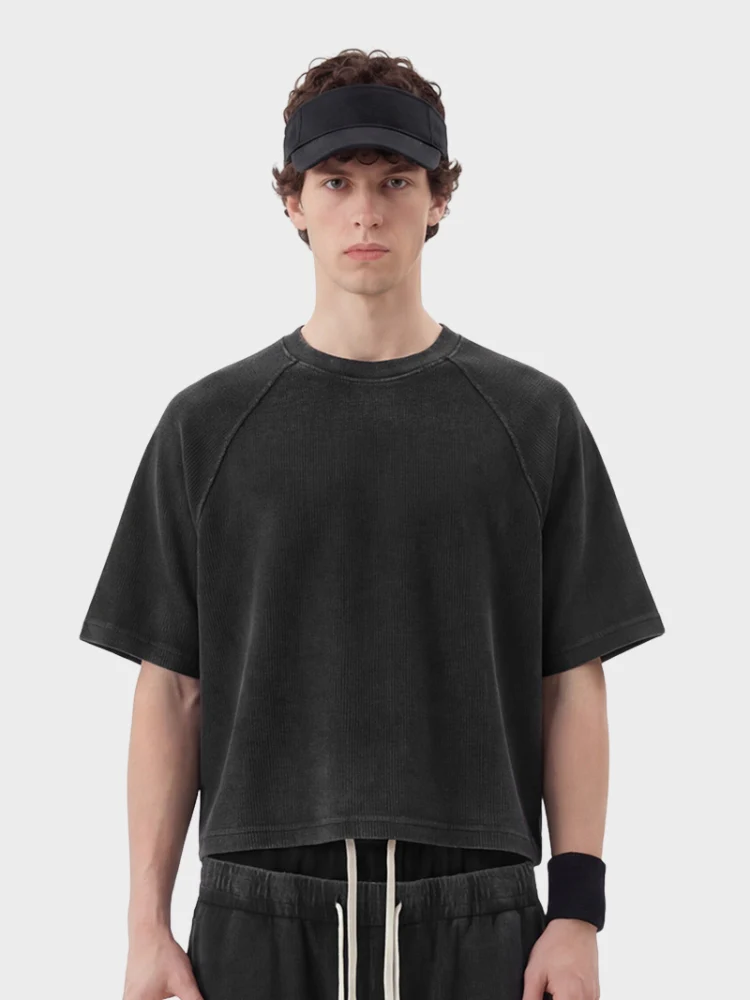 DCRB Boxy Fit Waffle Knit Tee - Image 5