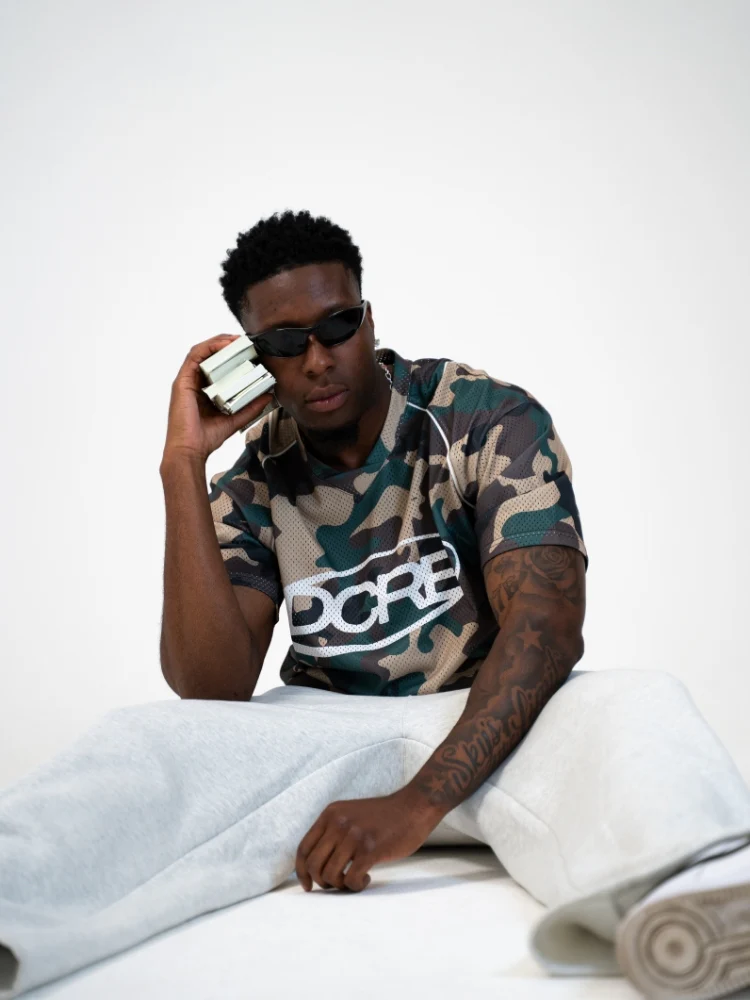 DCRB Camo Football Tee - Image 4