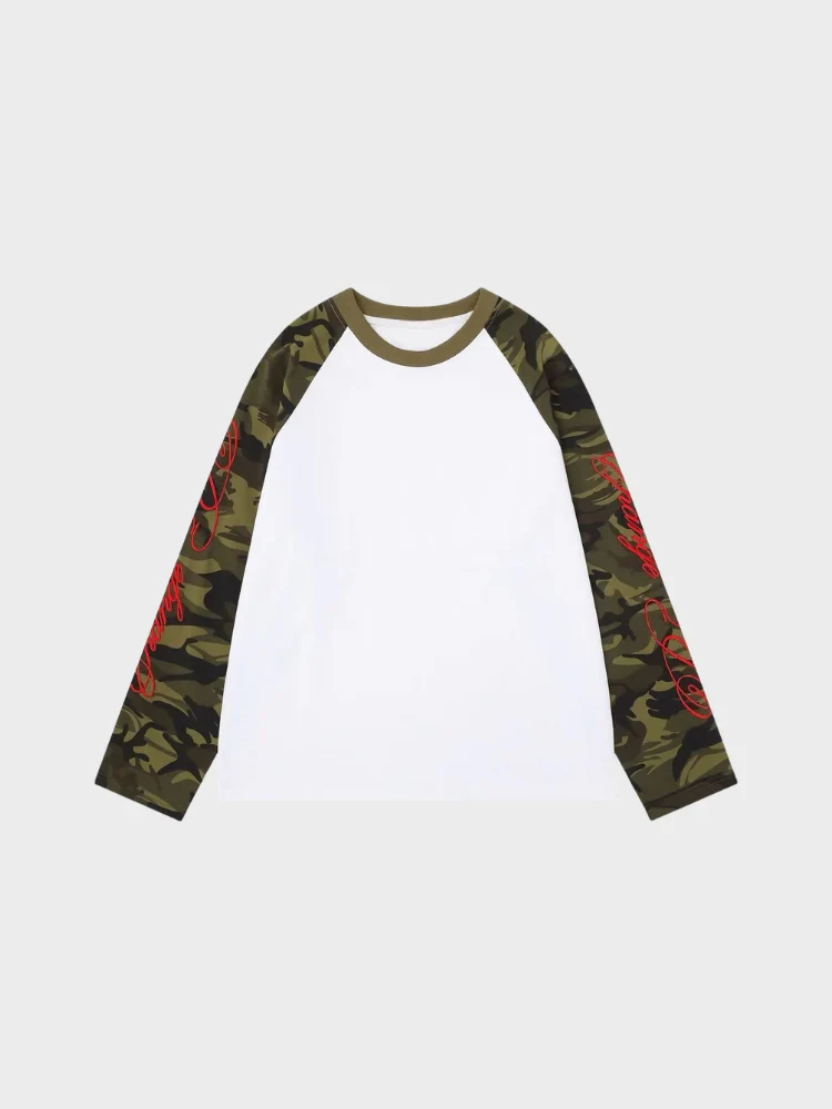 DCRB Camo Raglan Longsleeve - Image 2