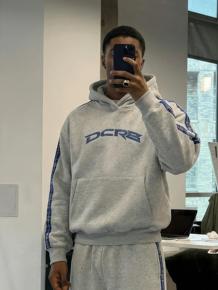 DCRB Checkered Stripe Hoodie - Image 5