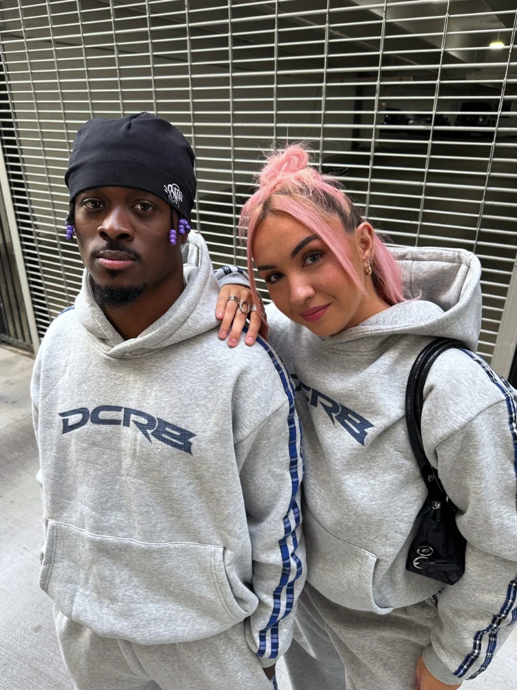 DCRB Checkered Stripe Hoodie - Image 2