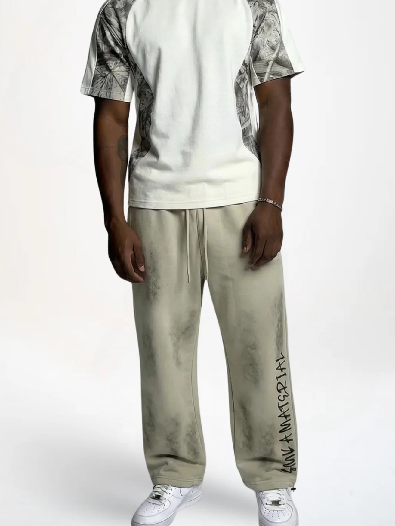 DCRB Distressed Material Joggers - Image 4
