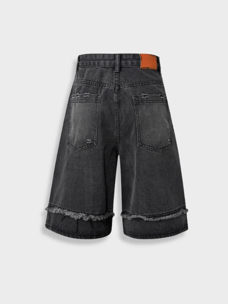 DCRB Distressed Street Denim Jorts - Image 10