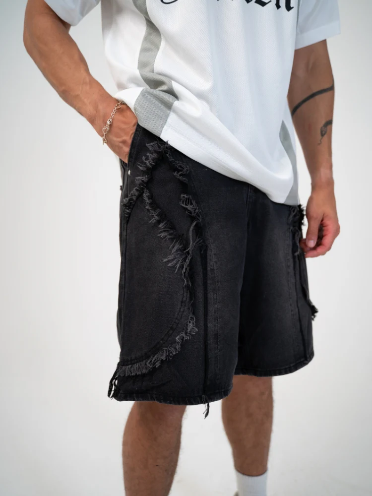 DCRB Distressed Street Denim Jorts - Image 11