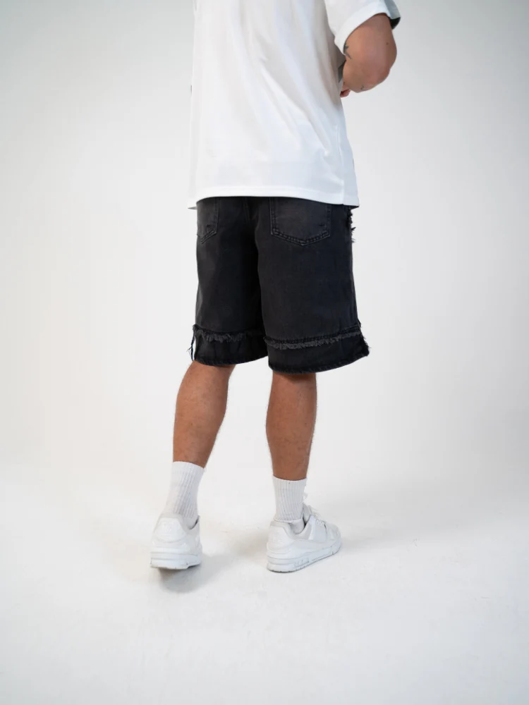 DCRB Distressed Street Denim Jorts - Image 16