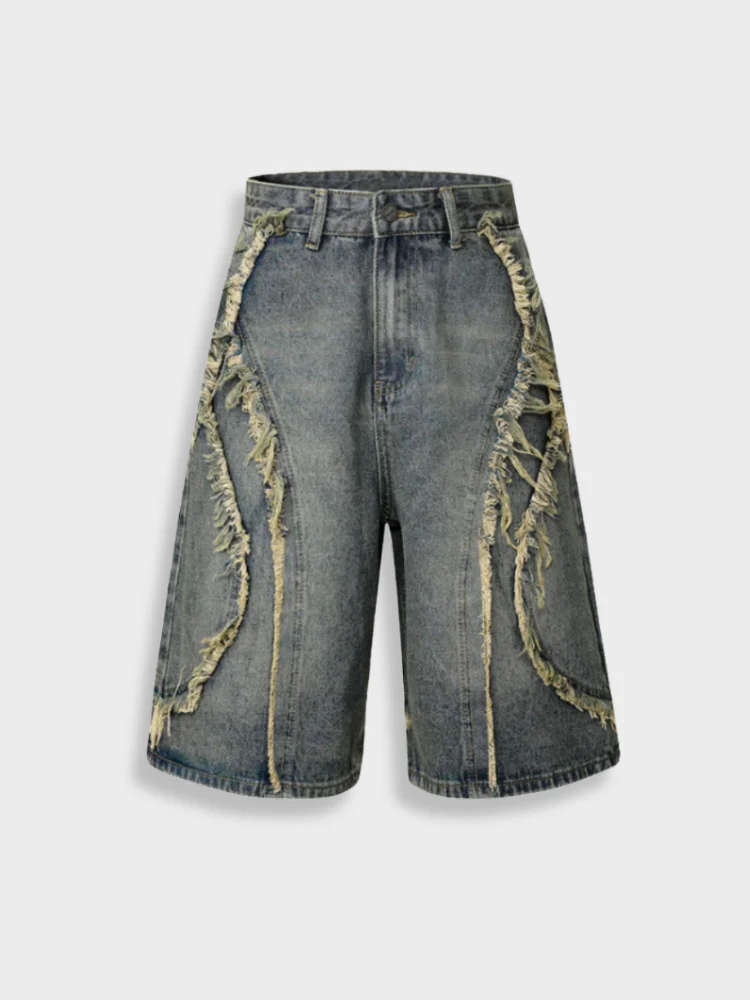 DCRB Distressed Street Denim Jorts - Image 18