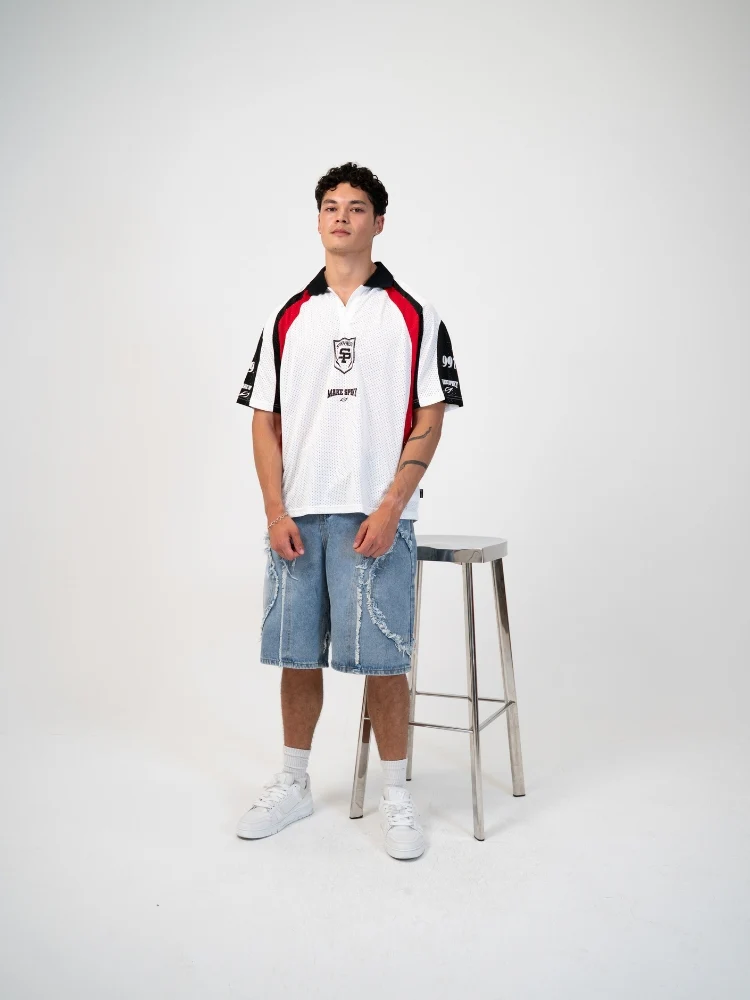 DCRB Distressed Street Denim Jorts - Image 3