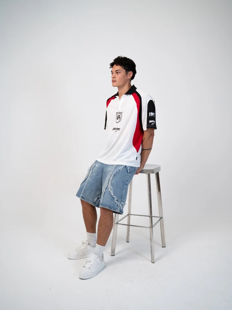 DCRB Distressed Street Denim Jorts - Image 4