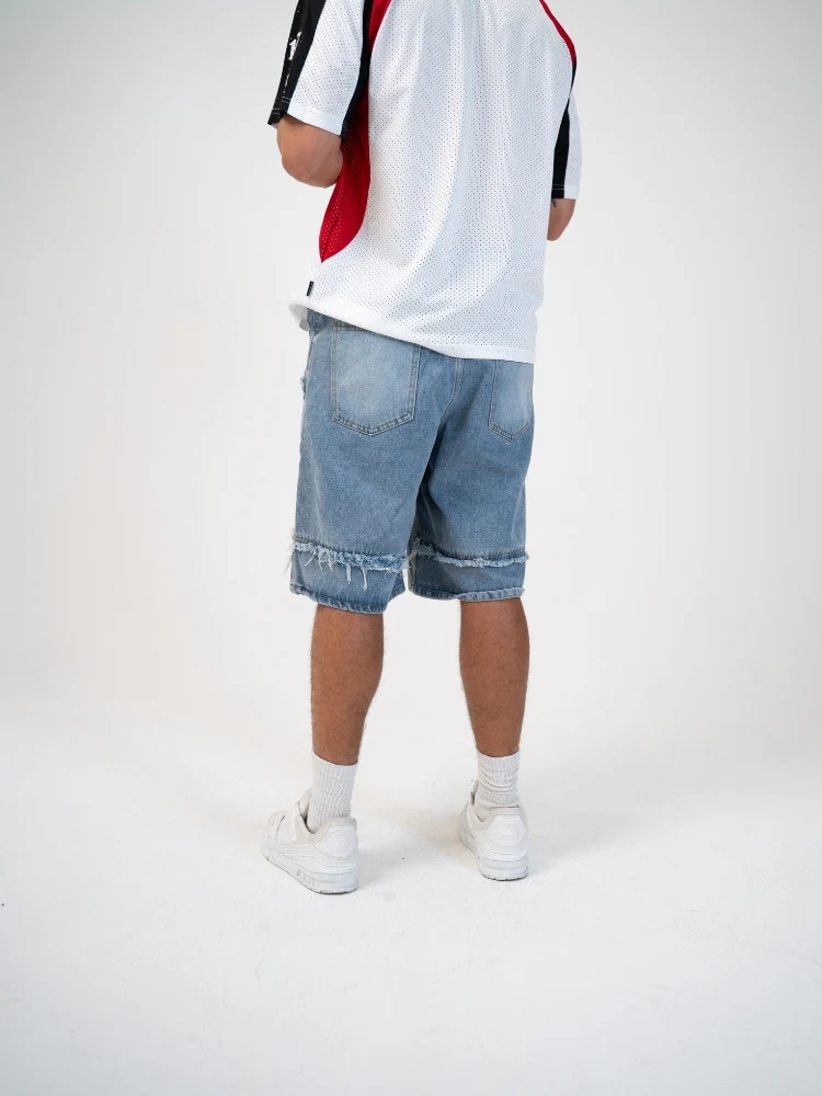 DCRB Distressed Street Denim Jorts - Image 5