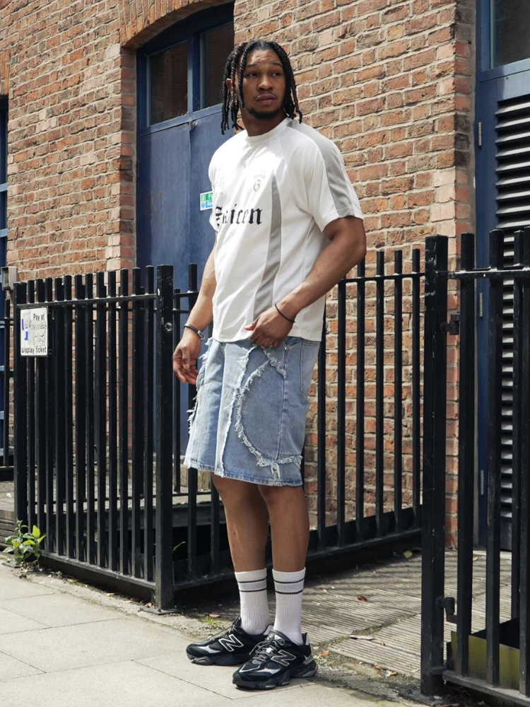 DCRB Distressed Street Denim Jorts - Image 7