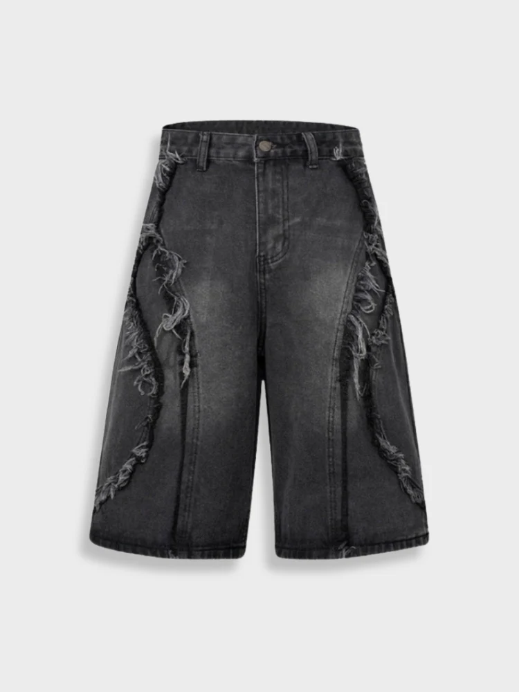 DCRB Distressed Street Denim Jorts - Image 9