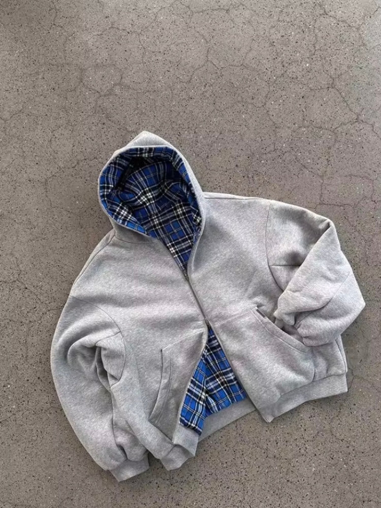 DCRB Inside Out Checkered Zipper - Image 13