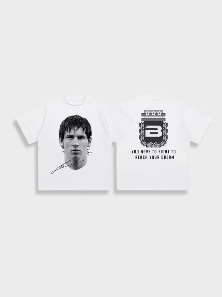 DCRB Messi Fight For Your Dream Tee - Image 2