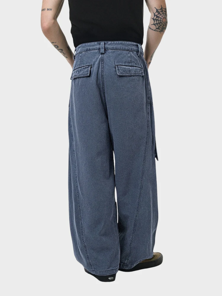 DCRB Oversized Wrinkled Cargo Denim - Image 10