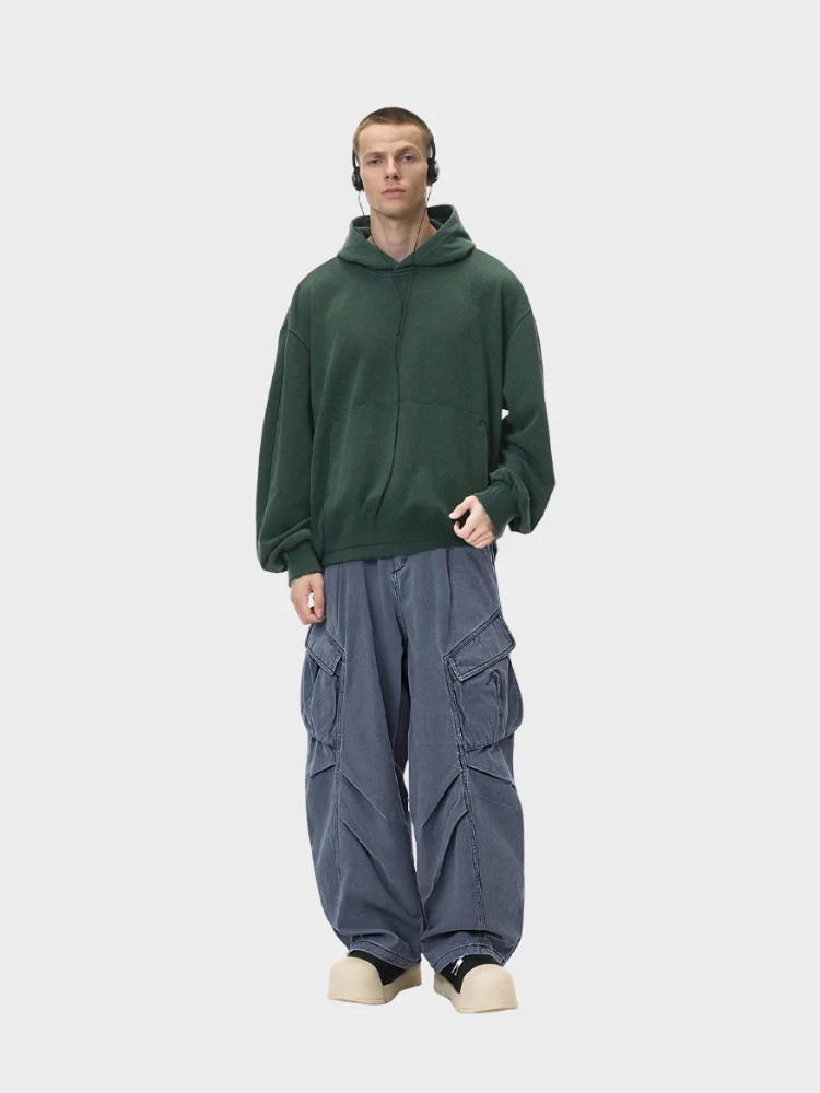 DCRB Oversized Wrinkled Cargo Denim - Image 4