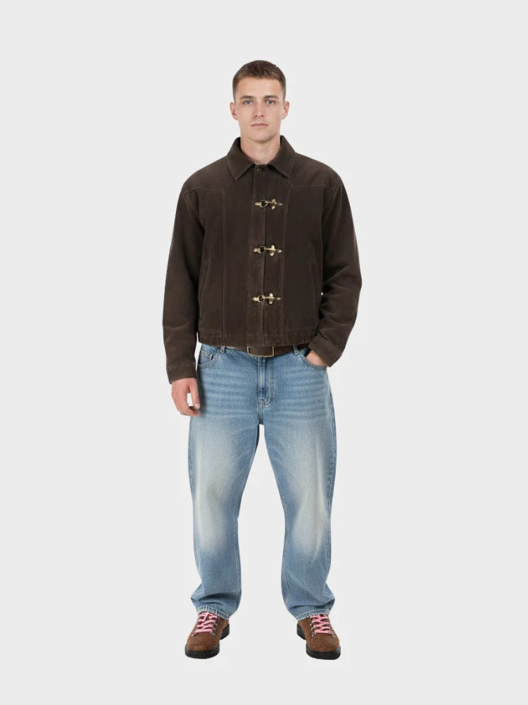 DCRB Retro Spliced Suide Jacket - Image 5
