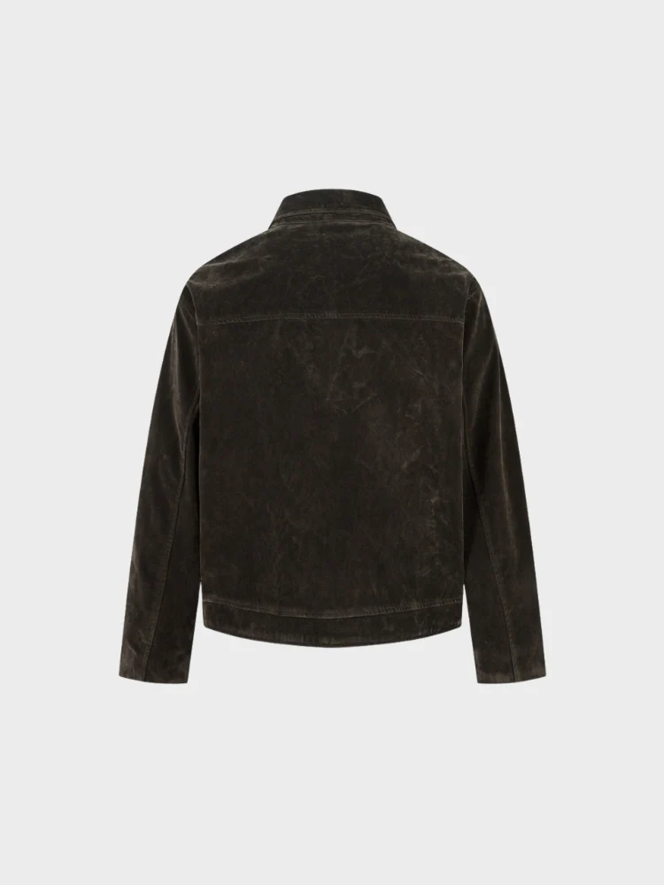 DCRB Retro Spliced Suide Jacket - Image 6