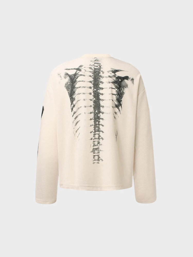 DCRB Waffle Knitted Skeleton Longsleeve - Image 3