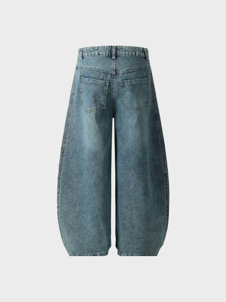 DCRB Striped Barrel Denim Jeans - Image 16