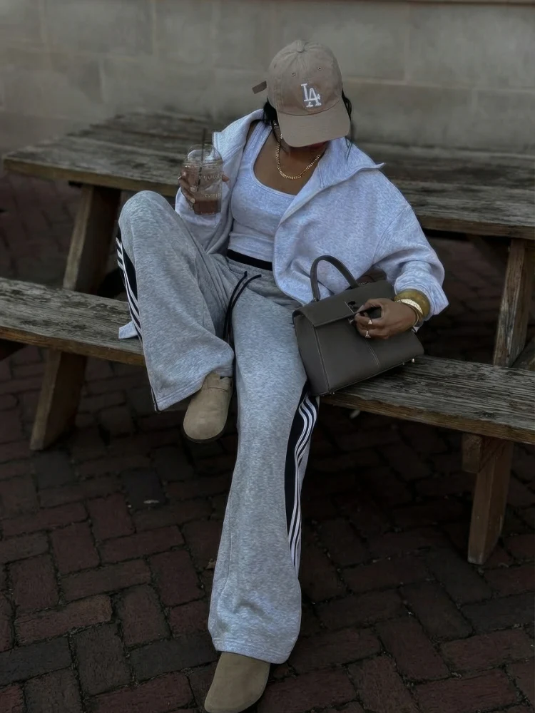 DCRB Striped Barrel Fit Joggers - Image 3