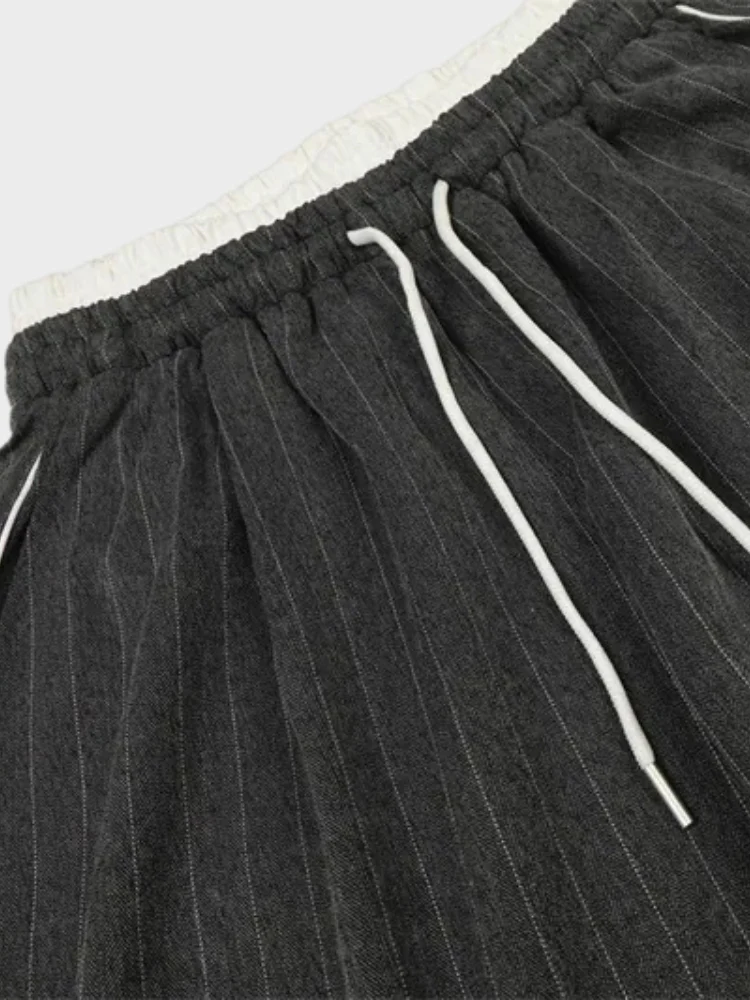 DCRB Striped Wide Leg Track Joggers - Image 4