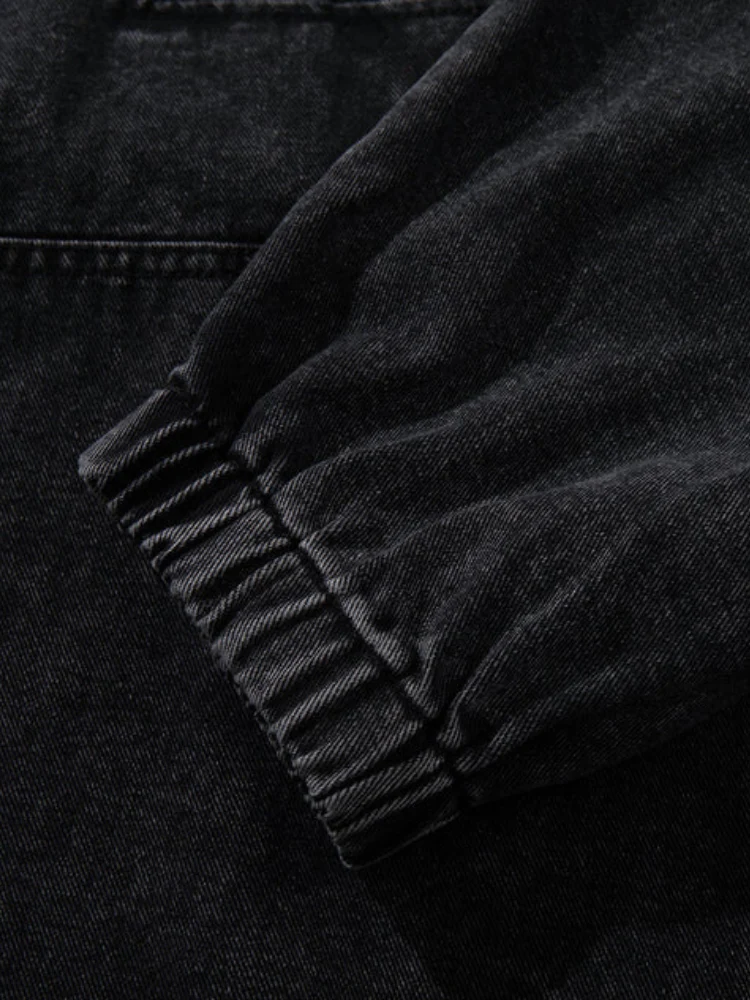 DCRB Toggle Front Washed Denim Hoodie - Image 9