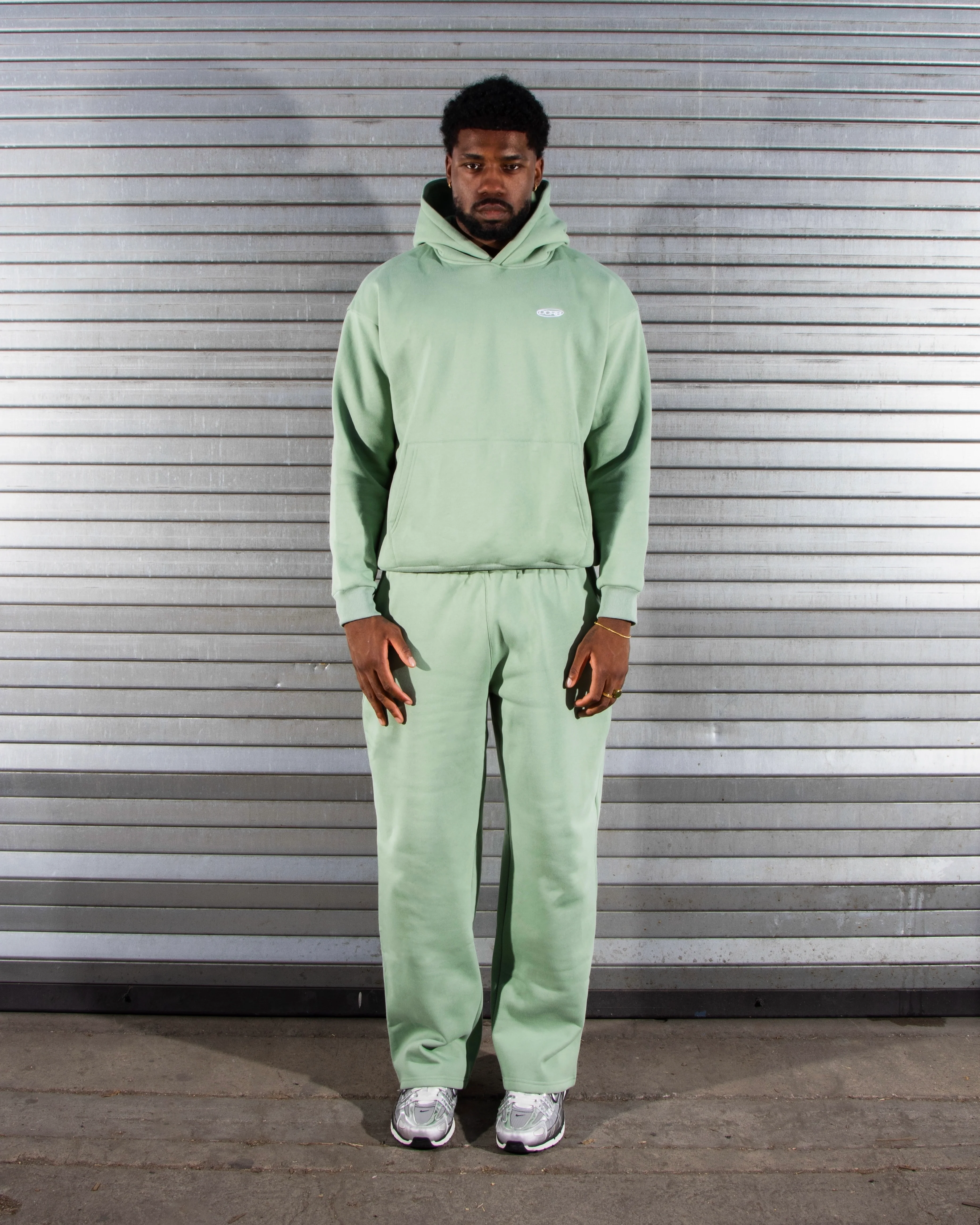 DCRB Tracksuit Open Leg Jogger - Light Green - Image 3