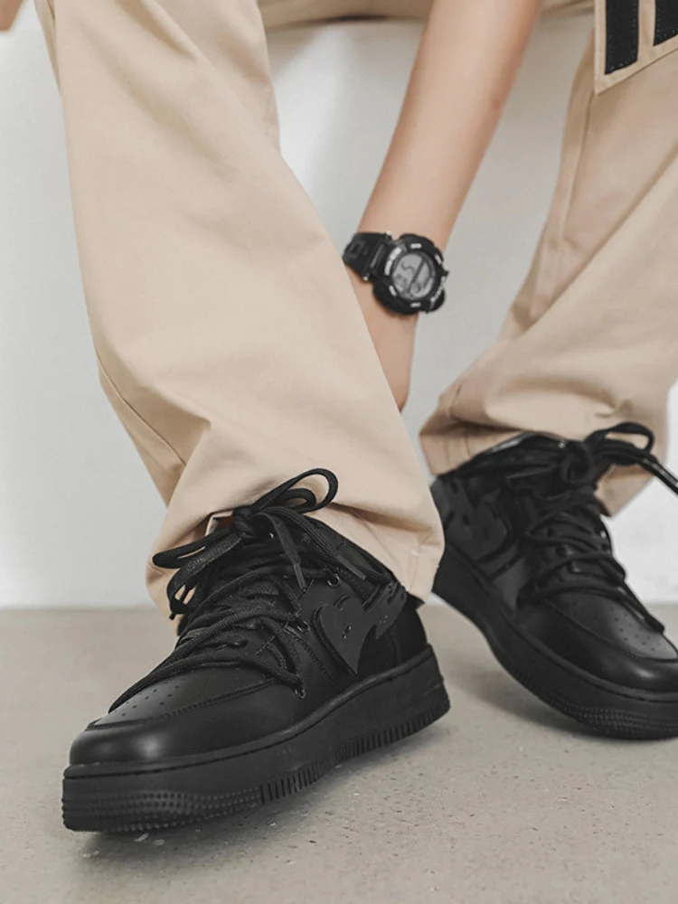 DCRB Vintage Black Heart Sneakers - Image 2