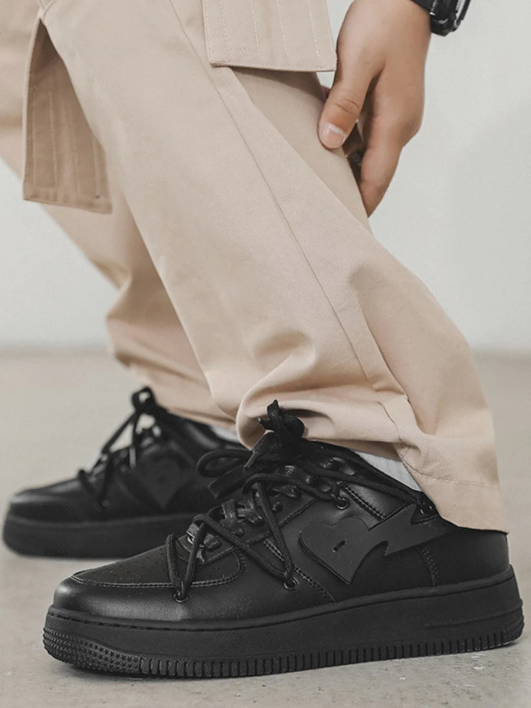 DCRB Vintage Black Heart Sneakers - Image 4