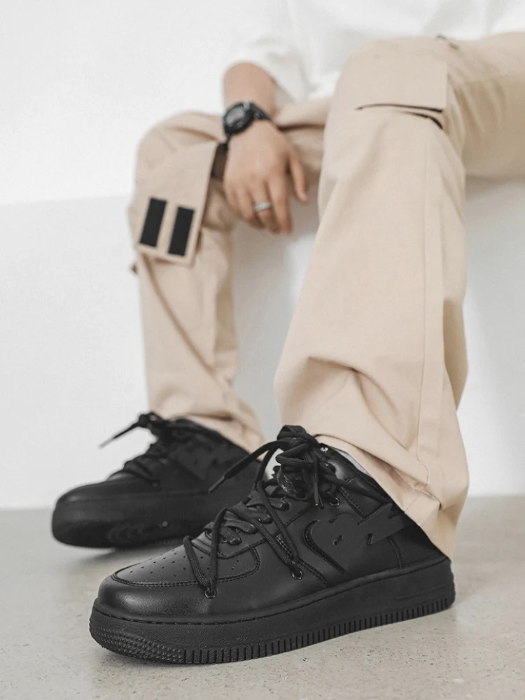 DCRB Vintage Black Heart Sneakers - Image 5