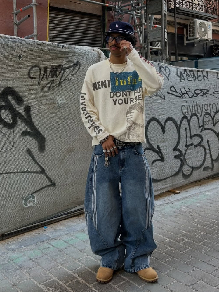 DCRB Vintage Copycat Print Longsleeve - Image 11
