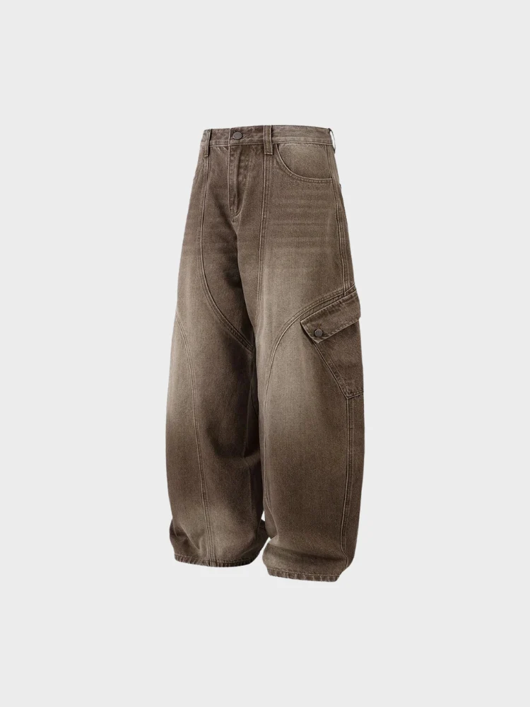 DCRB Washed Workwear Barrel Jeans - Image 4