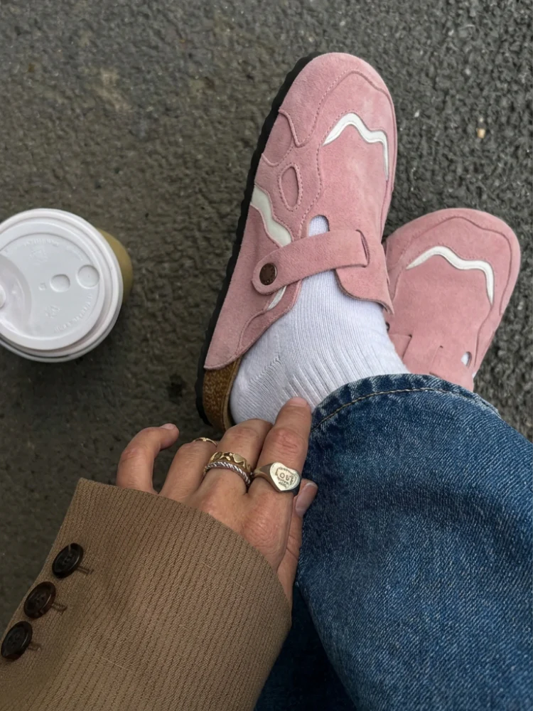 DCRB Wavey Clogs - Beige - Image 22