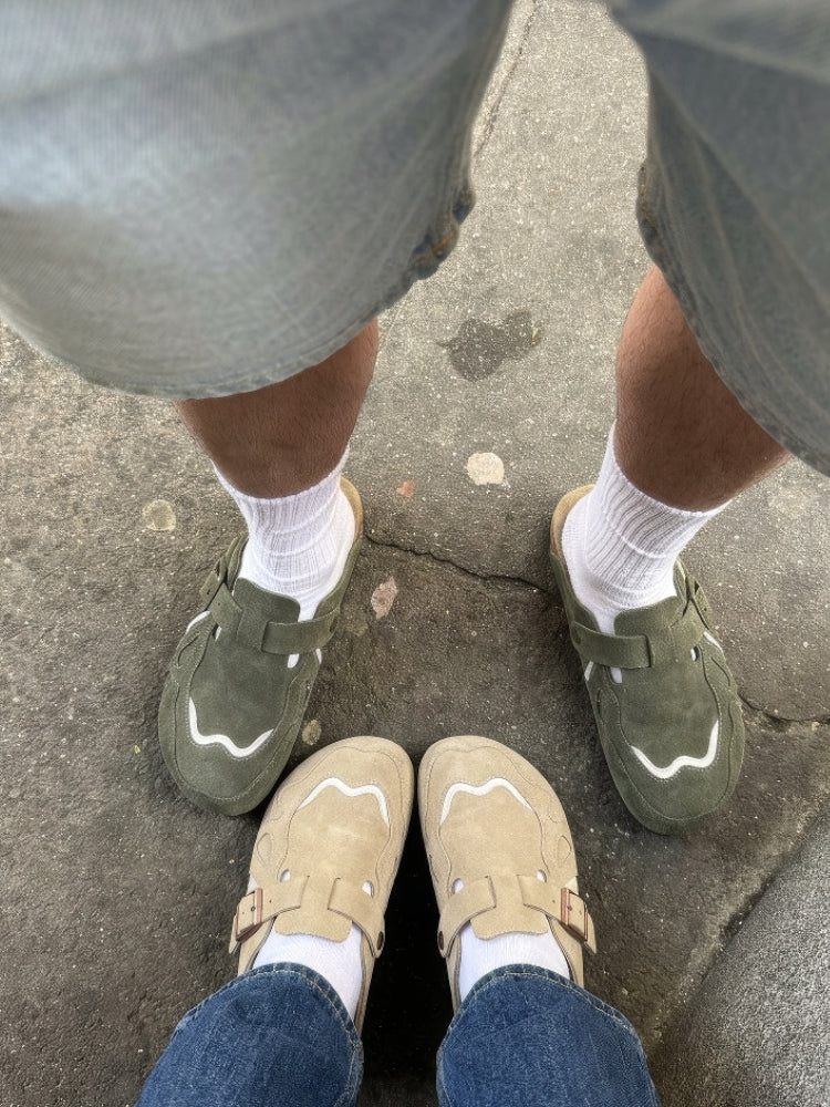 DCRB Wavey Clogs - Beige - Image 8