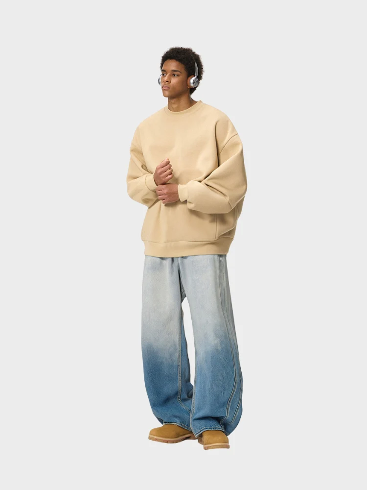 DCRB White Washed Baggy Denim Jeans - Image 11