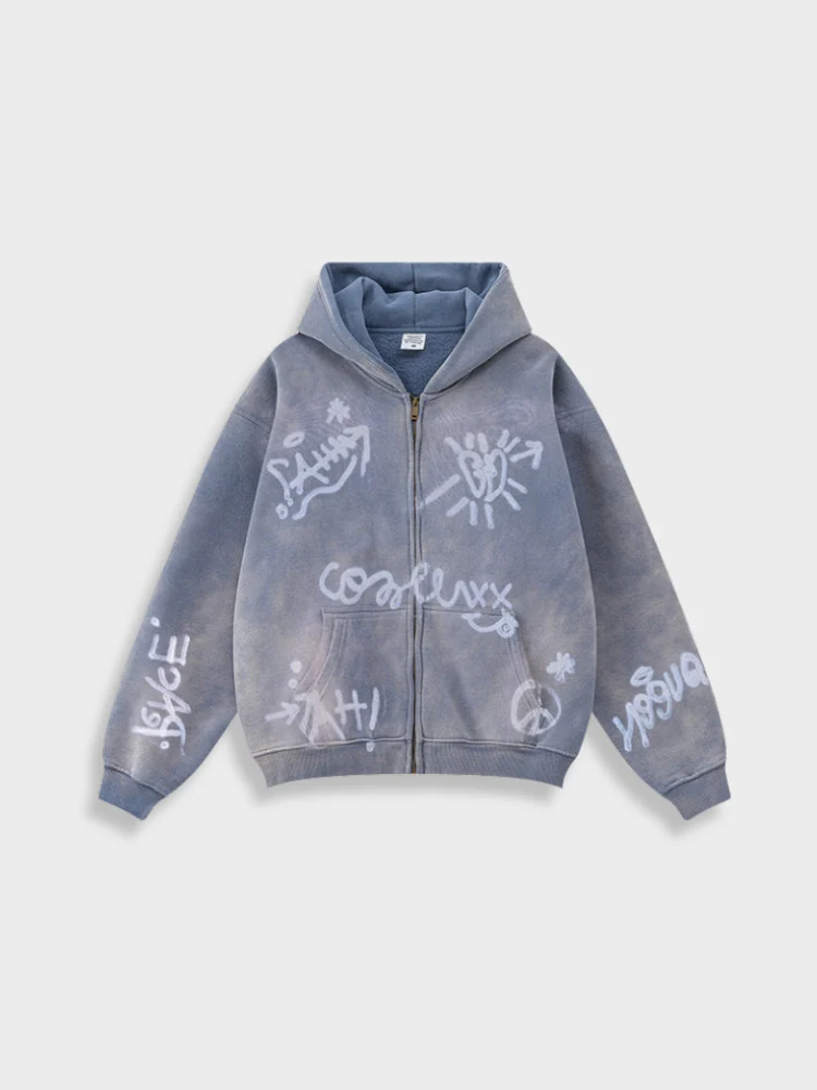 Grafitti Washed DCRB Zipper - Image 5