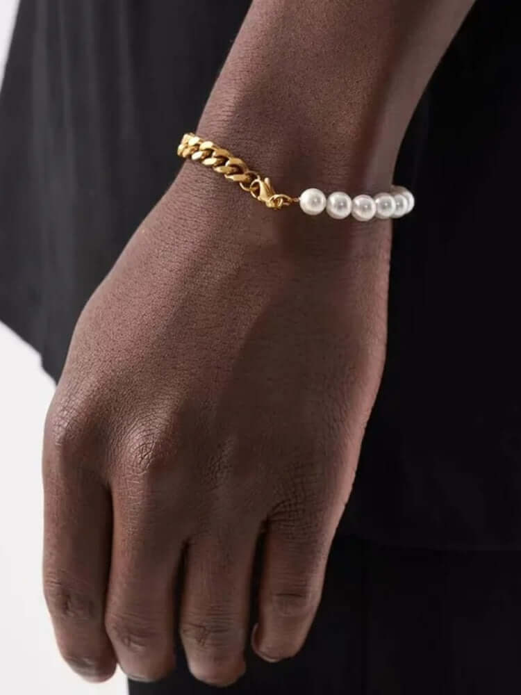 Half Pearl Bracelet - Havana - Image 4
