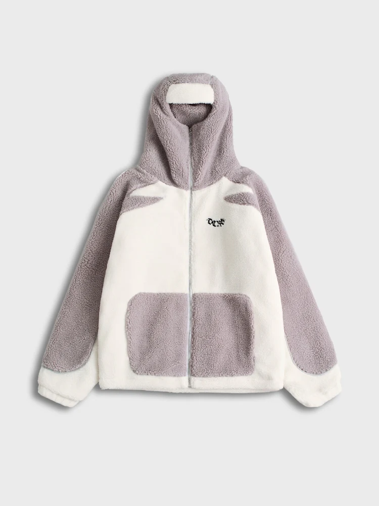 DCRB - Black & Grey Sherpa Ninja Fleece - Image 12