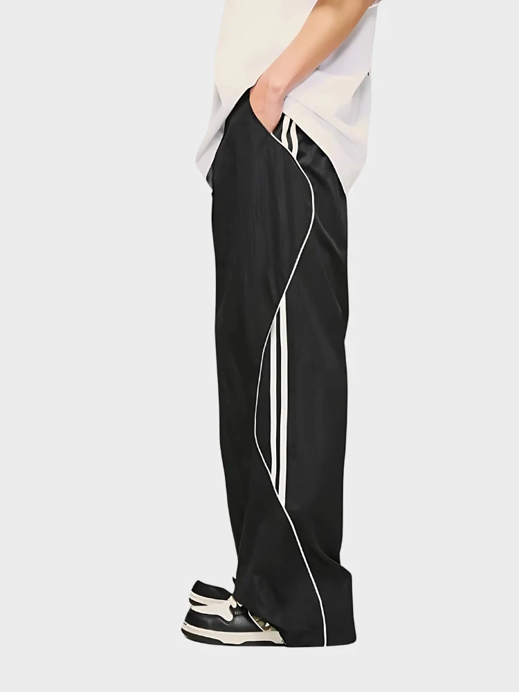 Striped Wide Joggers - Image 9
